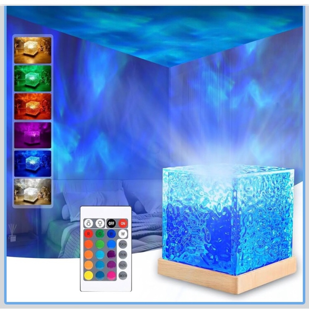 Colorful LED Cube Light with Remote